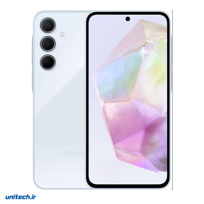 گوشی موبایل سامسونگ مدل Galaxy A35 دو سیم کارت ظرفیت 128 گیگابایت رم 8 گیگابایت به همراه شارژر سامسونگ kV5TVw